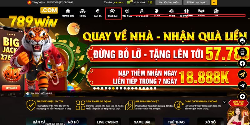 Nhanh tay lựa chọn danh mục game bài để giải trí mỗi ngày